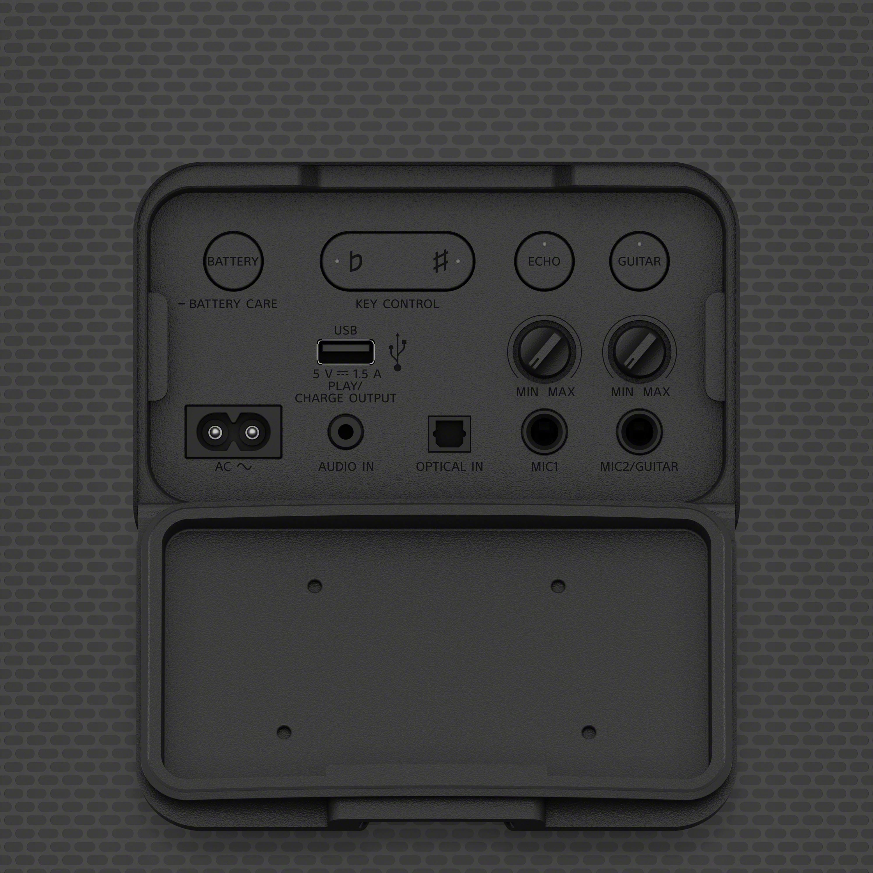 Alt View 12. Sony - Sony XV800 X-Series Bluetooth Portable Party Speaker - Black.