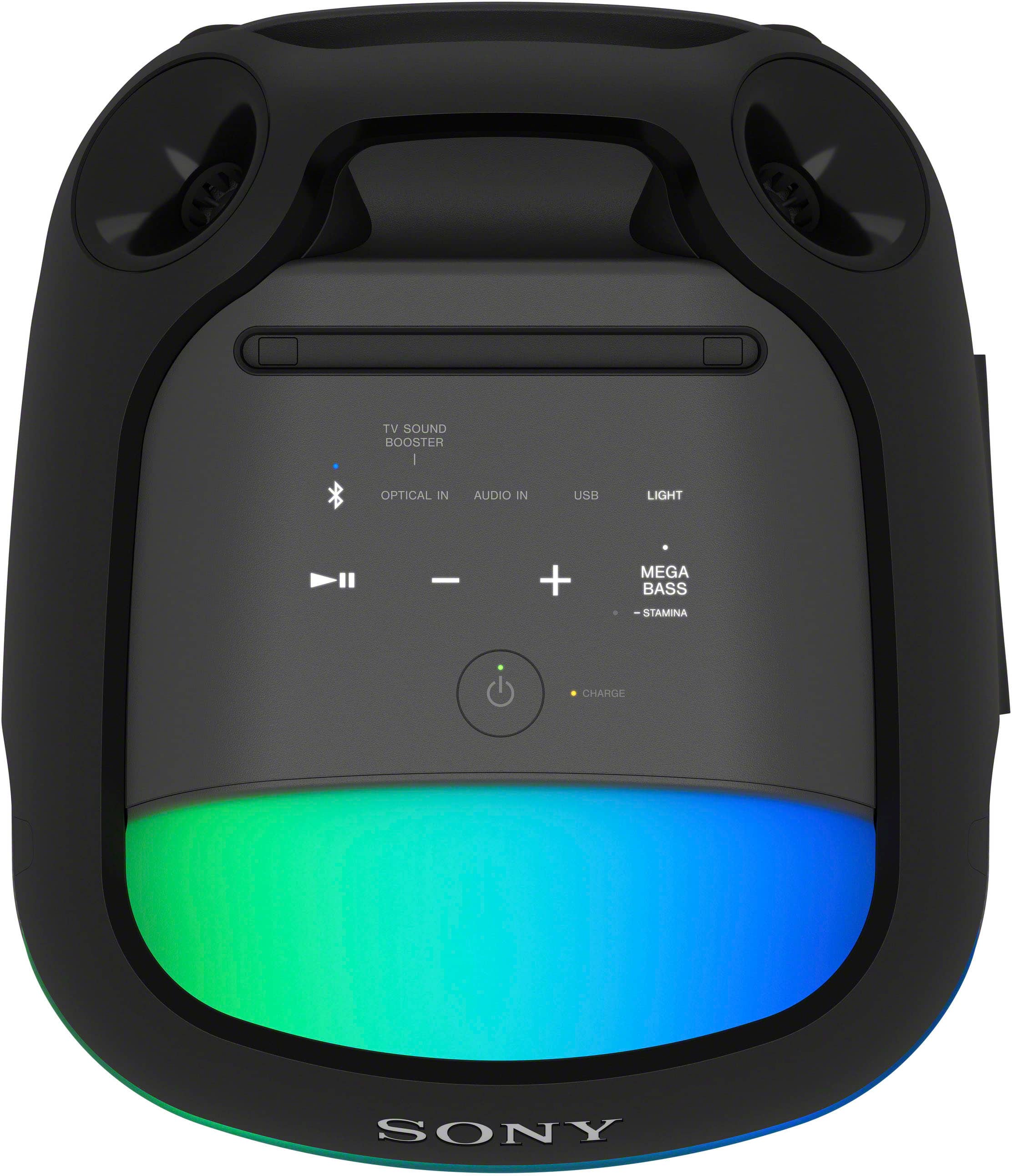 Alt View 13. Sony - Sony XV800 X-Series Bluetooth Portable Party Speaker - Black.