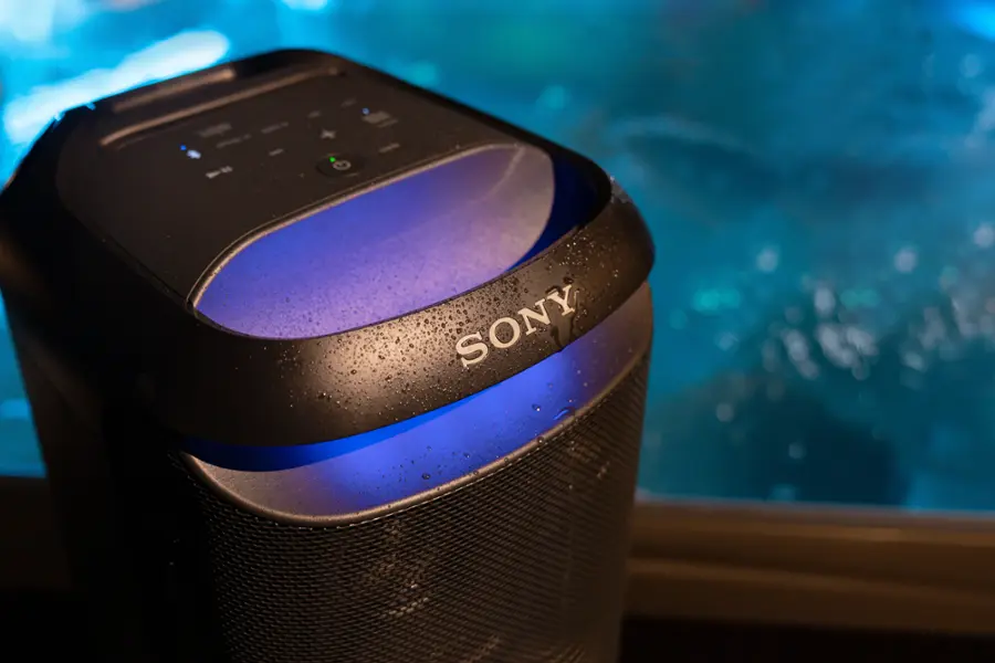 Alt View 15. Sony - Sony XV800 X-Series Bluetooth Portable Party Speaker - Black.