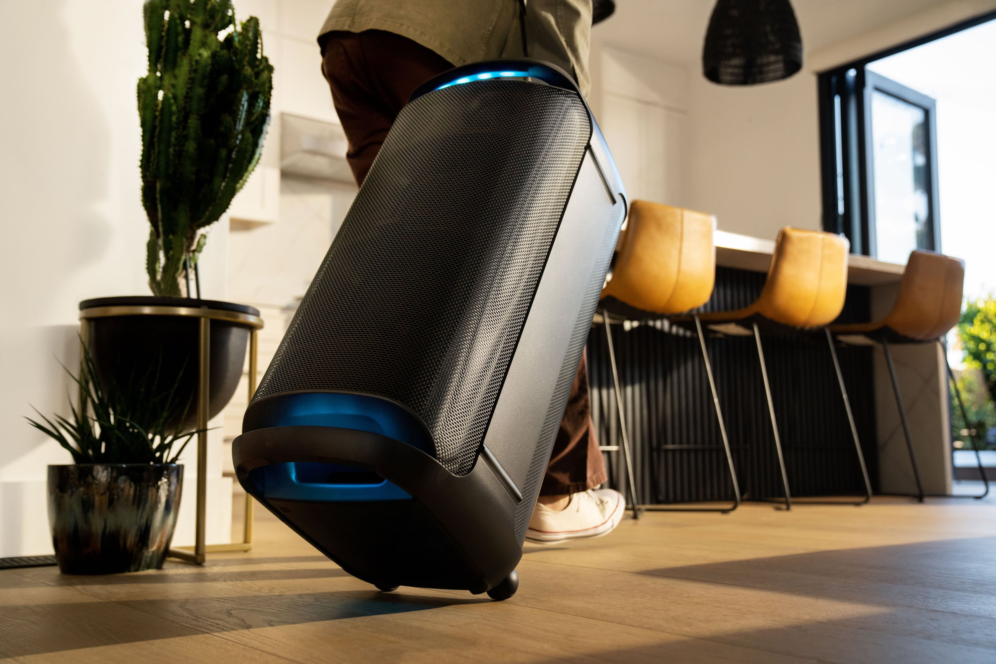 Alt View 17. Sony - Sony XV800 X-Series Bluetooth Portable Party Speaker - Black.