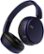 Angle. JVC - Wireless Deep Bass On-Ear Headphones - Blue.