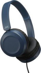 JVC - Lightweight On-Ear Wired Headphones - Blue - Front_Zoom