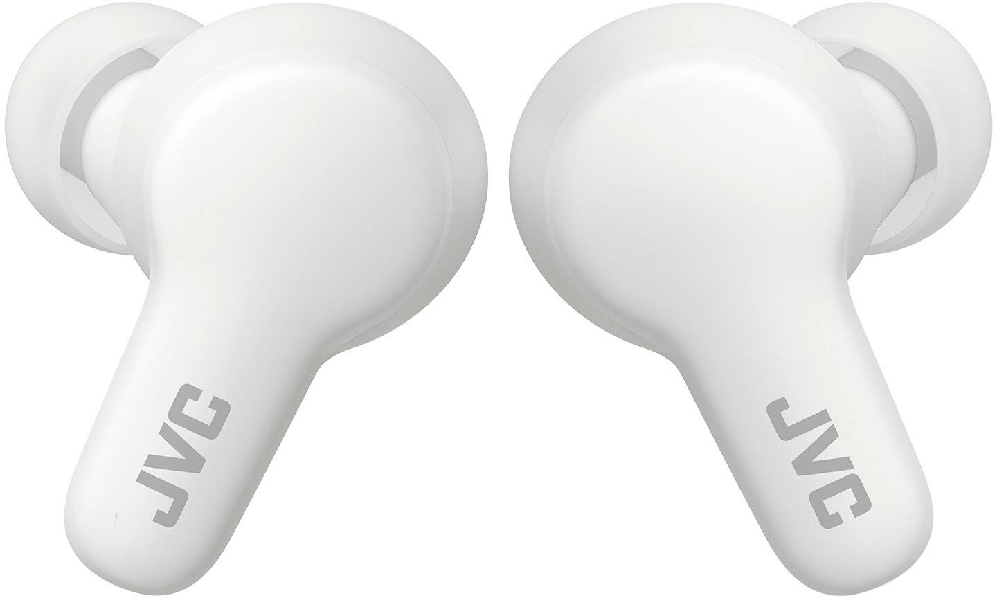 Angle. JVC - Gumy True Wireless Headphones - White.
