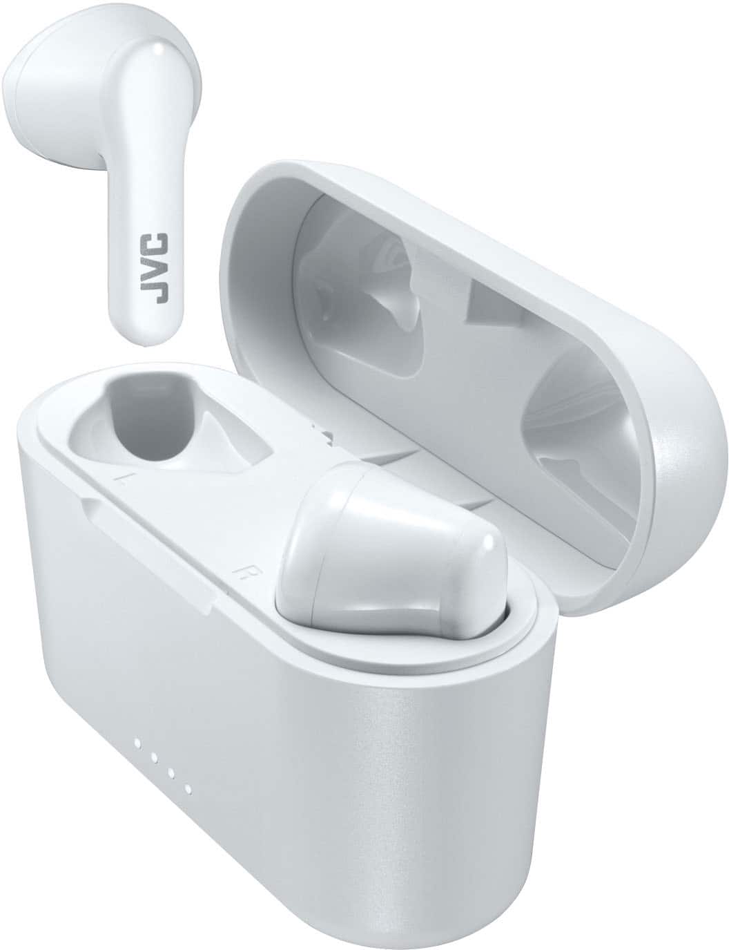Alt View 11. JVC - True Wireless Headphones Earbud Style - White.