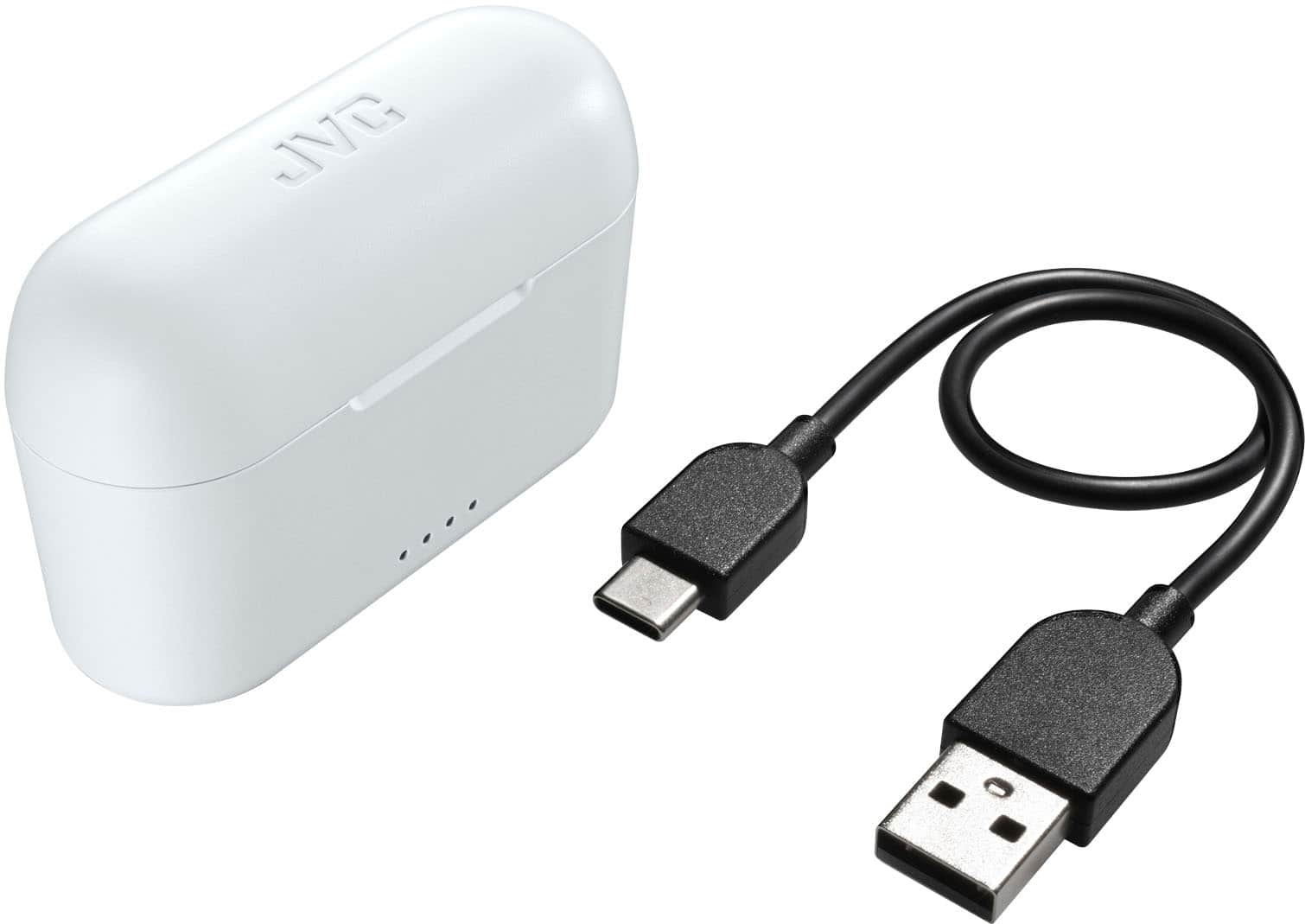 Alt View 12. JVC - True Wireless Headphones Earbud Style - White.