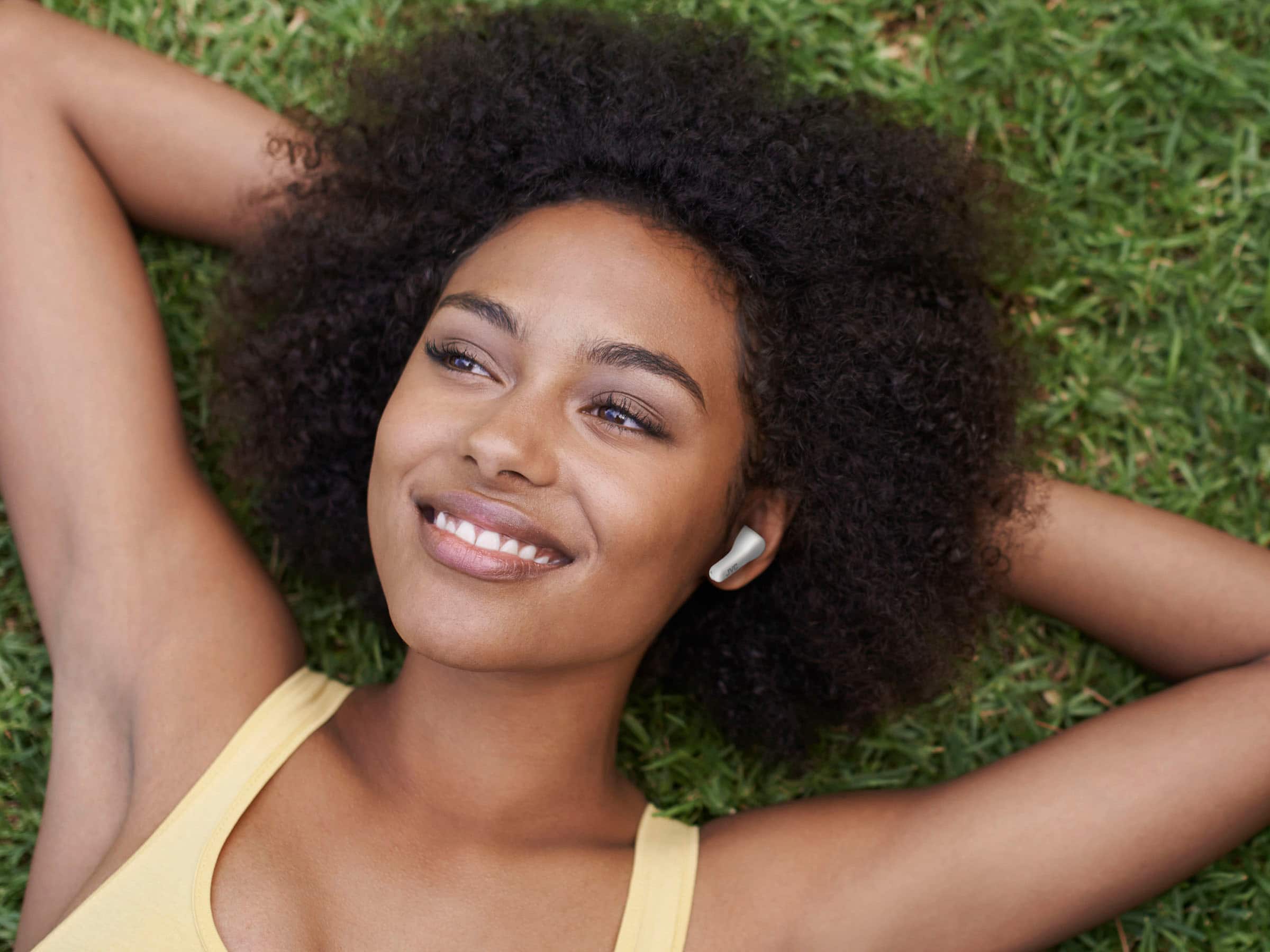 Alt View 14. JVC - True Wireless Headphones Earbud Style - White.