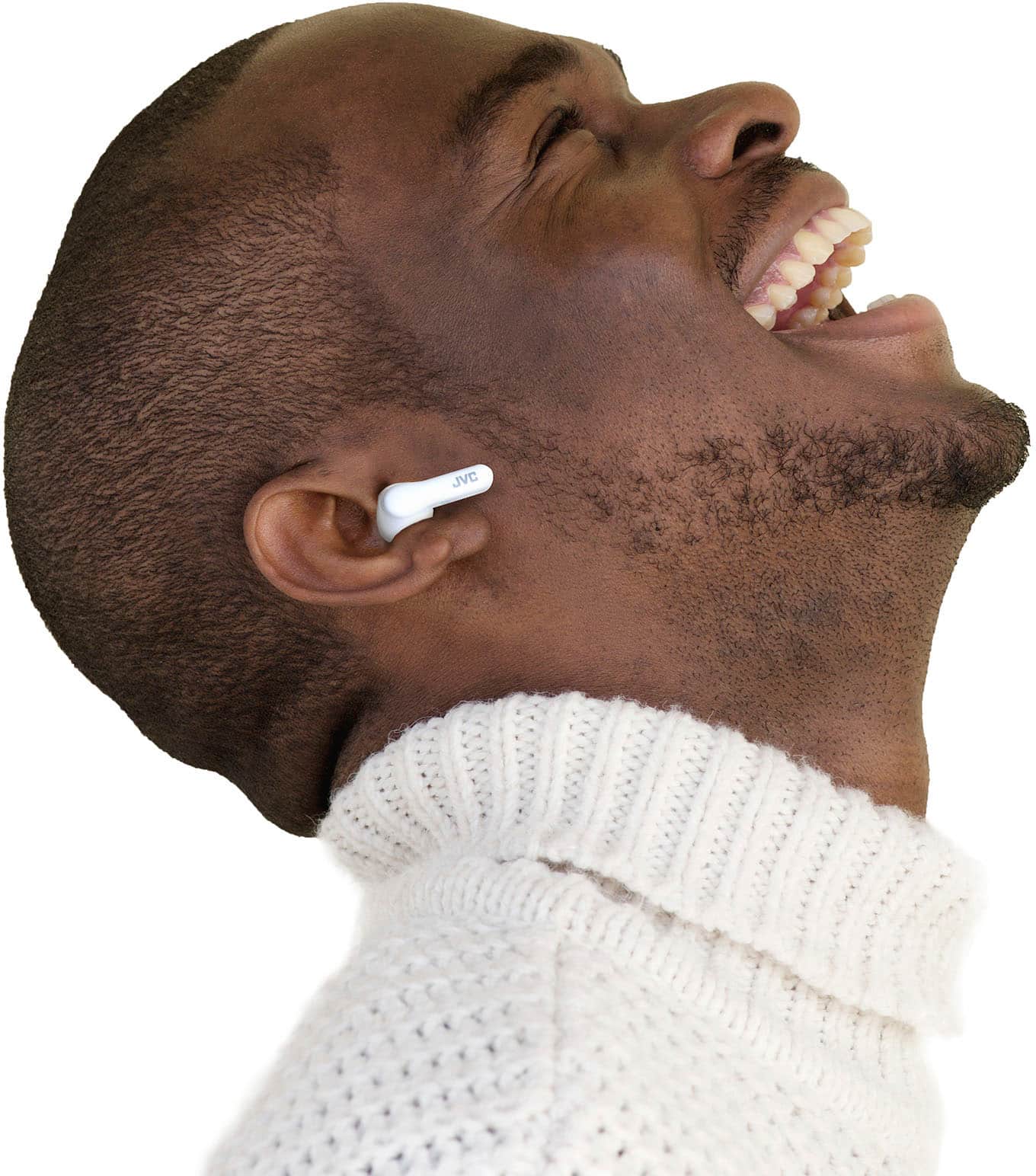 Alt View 15. JVC - True Wireless Headphones Earbud Style - White.