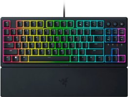 Razer - Ornata V3 Tenkeyless – Compact Low Profile Gaming Keyboard - Black - Front_Zoom