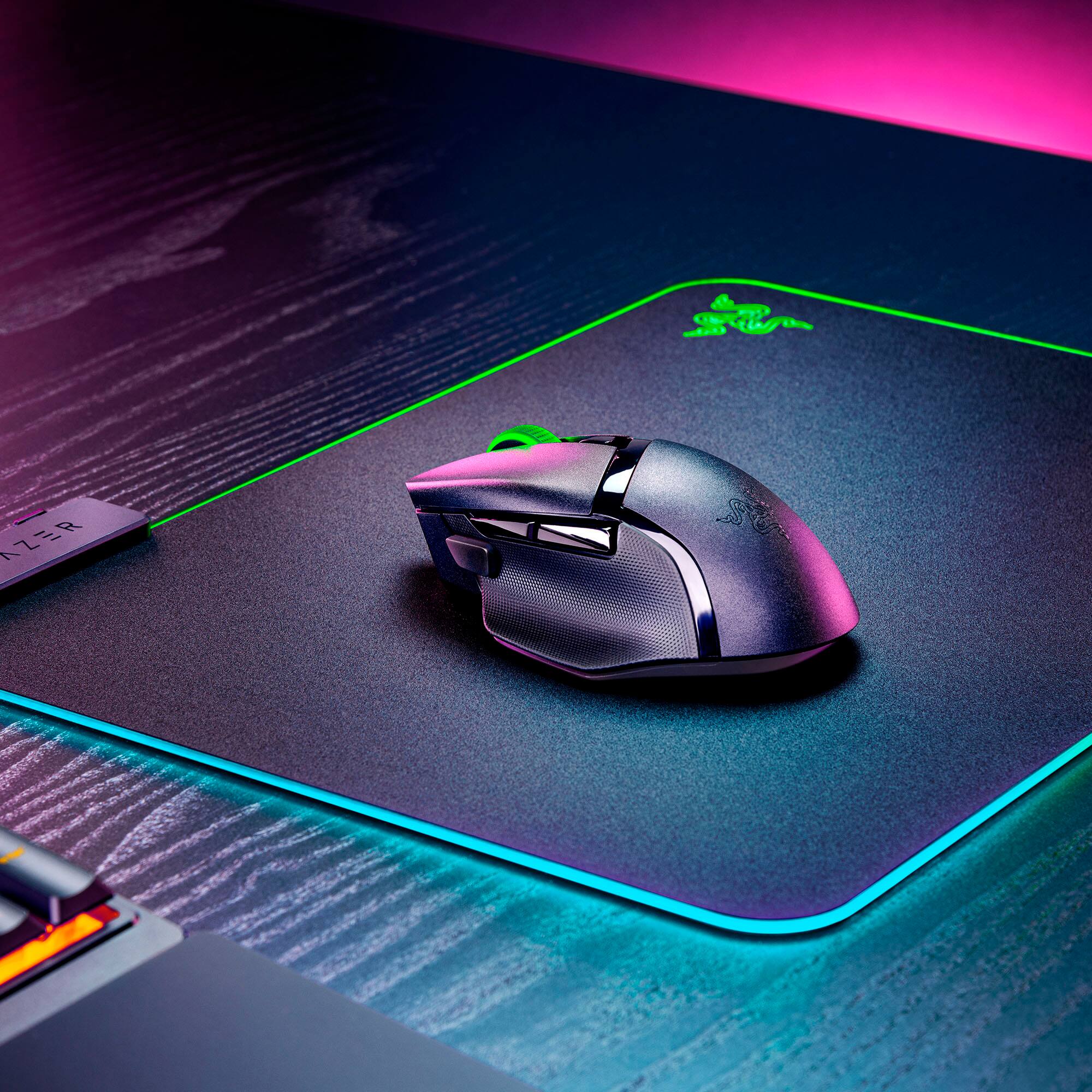 Razer Basilisk V3 X HyperSpeed Customizable Wireless Gaming Mouse:  Mechanical Switches Gen-2-5G Advanced 18K Optical Sensor - Chroma RGB - 9  Programmable Controls - 285 Hr Battery - Classic Black : :  Electronics