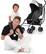 Alt View 11. Summer Infant - Summer 3Dlite Convenience Stroller - Black.