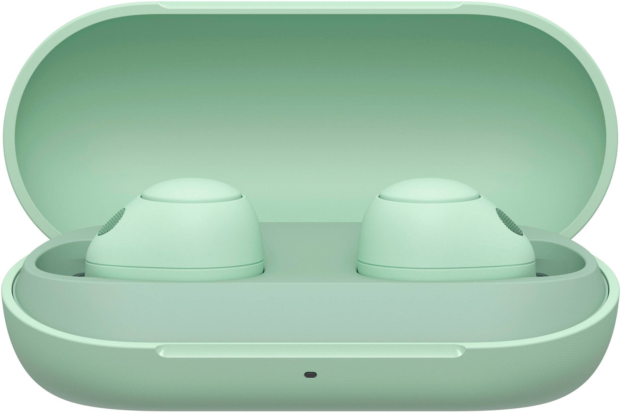 Alt View 12. Sony - WF-C700N Truly Wireless Noise Canceling In-Ear Headphones - Sage.