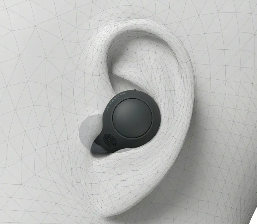 Alt View 14. Sony - WF-C700N Truly Wireless Noise Canceling In-Ear Headphones - Black.