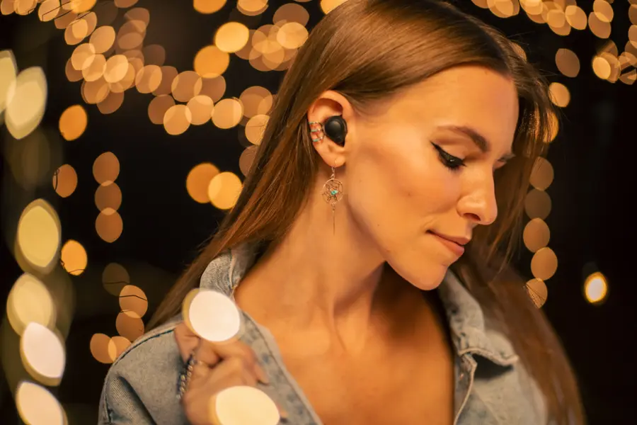 Alt View 18. Sony - WF-C700N Truly Wireless Noise Canceling In-Ear Headphones - Black.
