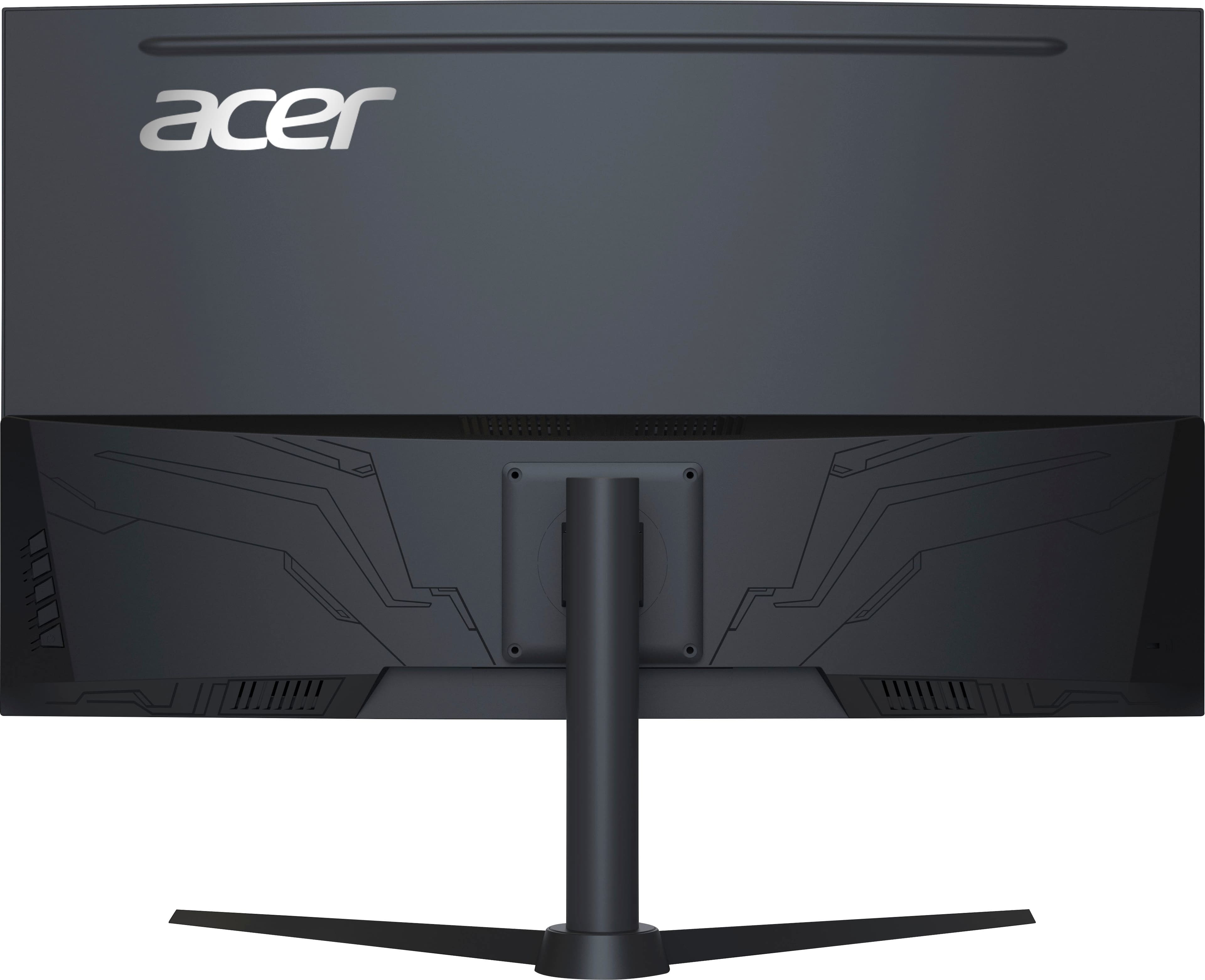 Back View: Acer - Nitro XZ320Q P3bmiiphx 31.5” LED Curved FHD FreeSync Premium Monitor