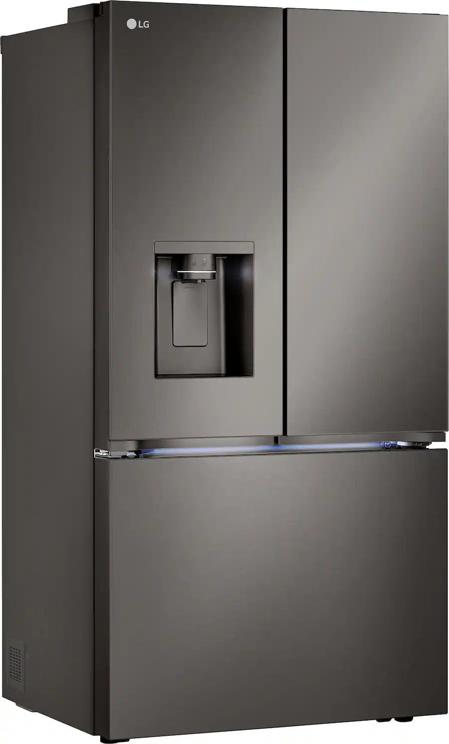 LG 36 in Wide Counter Depth MAX 25.5 Cu. Ft. French Door Smart ...