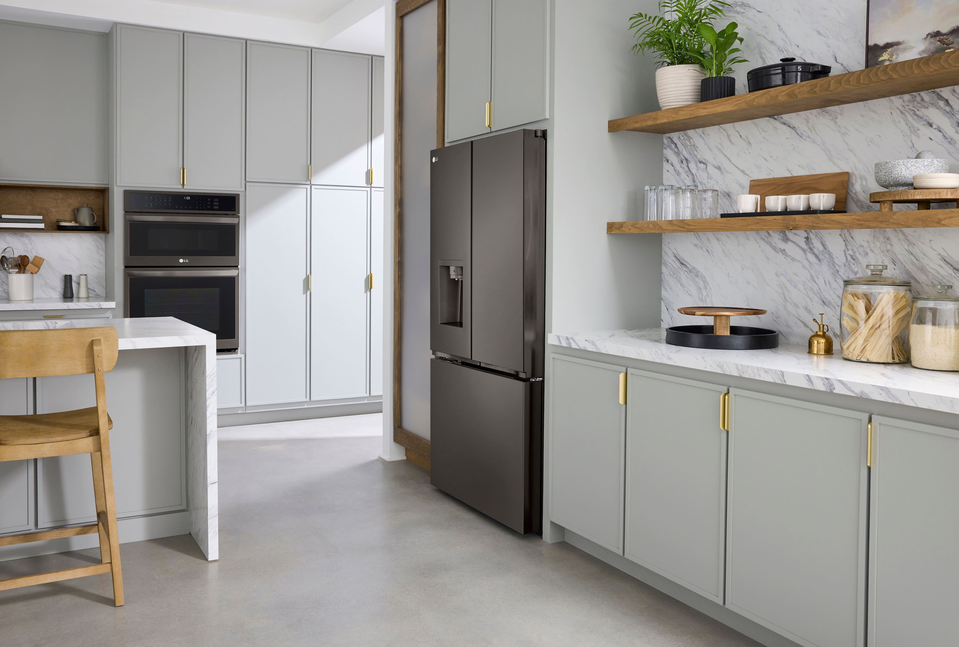 LG CounterDepth MAX 25.5 Cu. Ft. French Door Smart Refrigerator with