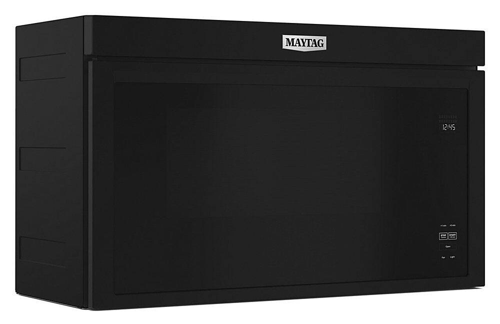 Alt View 18. Maytag - 1.1 Cu. Ft. Over-the-Range Microwave with Flush Built-in Design - Black.