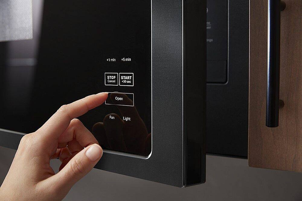 Alt View 12. Maytag - 1.1 Cu. Ft. Over-the-Range Microwave with Flush Built-in Design - Black.