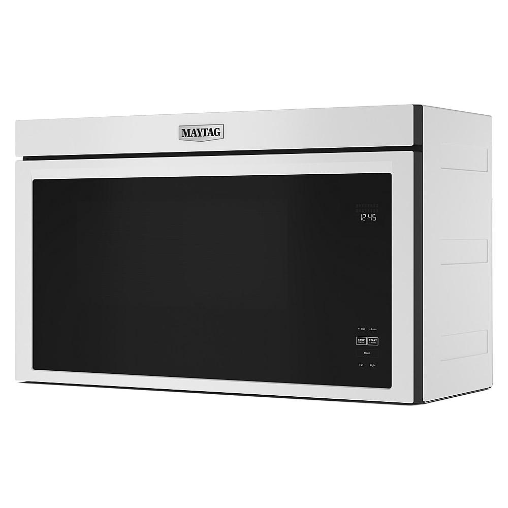 Alt View 16. Maytag - 1.1 Cu. Ft. Over-the-Range Microwave with Flush Built-in Design - White.