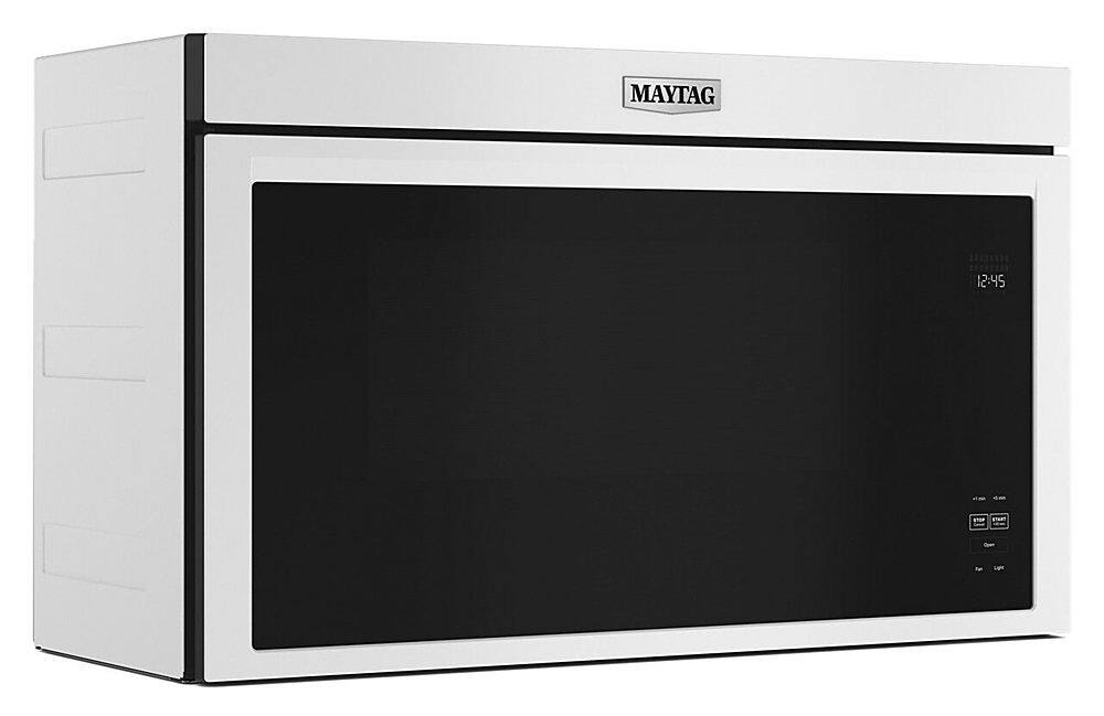 Alt View 15. Maytag - 1.1 Cu. Ft. Over-the-Range Microwave with Flush Built-in Design - White.
