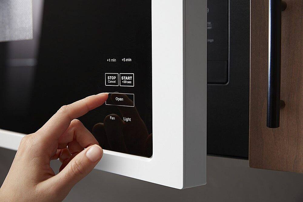 Alt View 13. Maytag - 1.1 Cu. Ft. Over-the-Range Microwave with Flush Built-in Design - White.