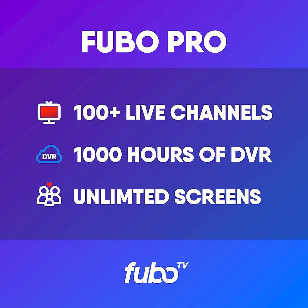 FuboTV Pro- Free for 30 days for My Best Buy Plus™ and My Best Buy Total™ members (new subscribers only) Digital DIGITAL ITEM