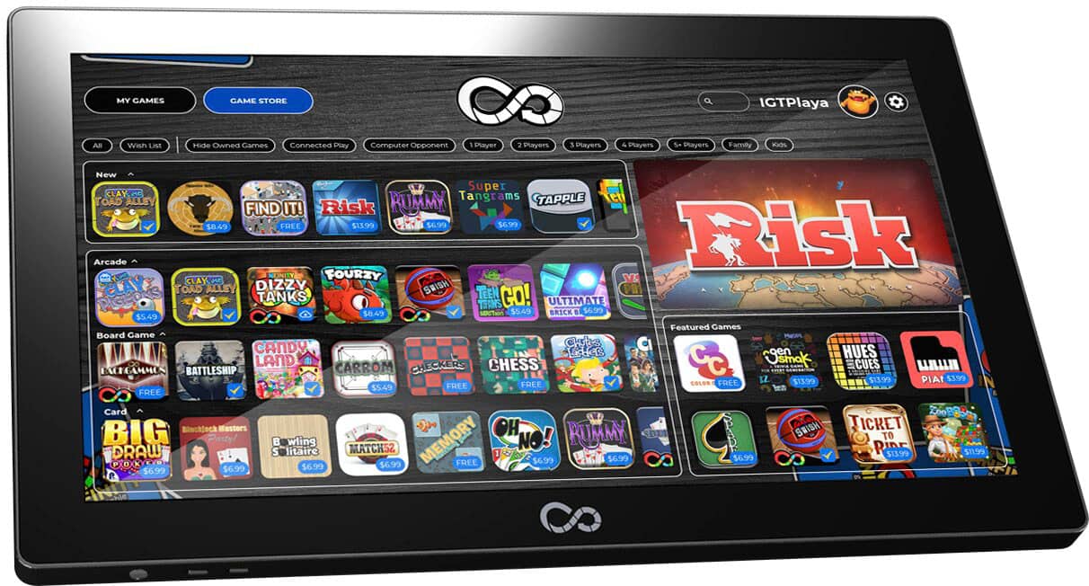 Alt View 12. Arcade1Up - Infinity Game Board - black.