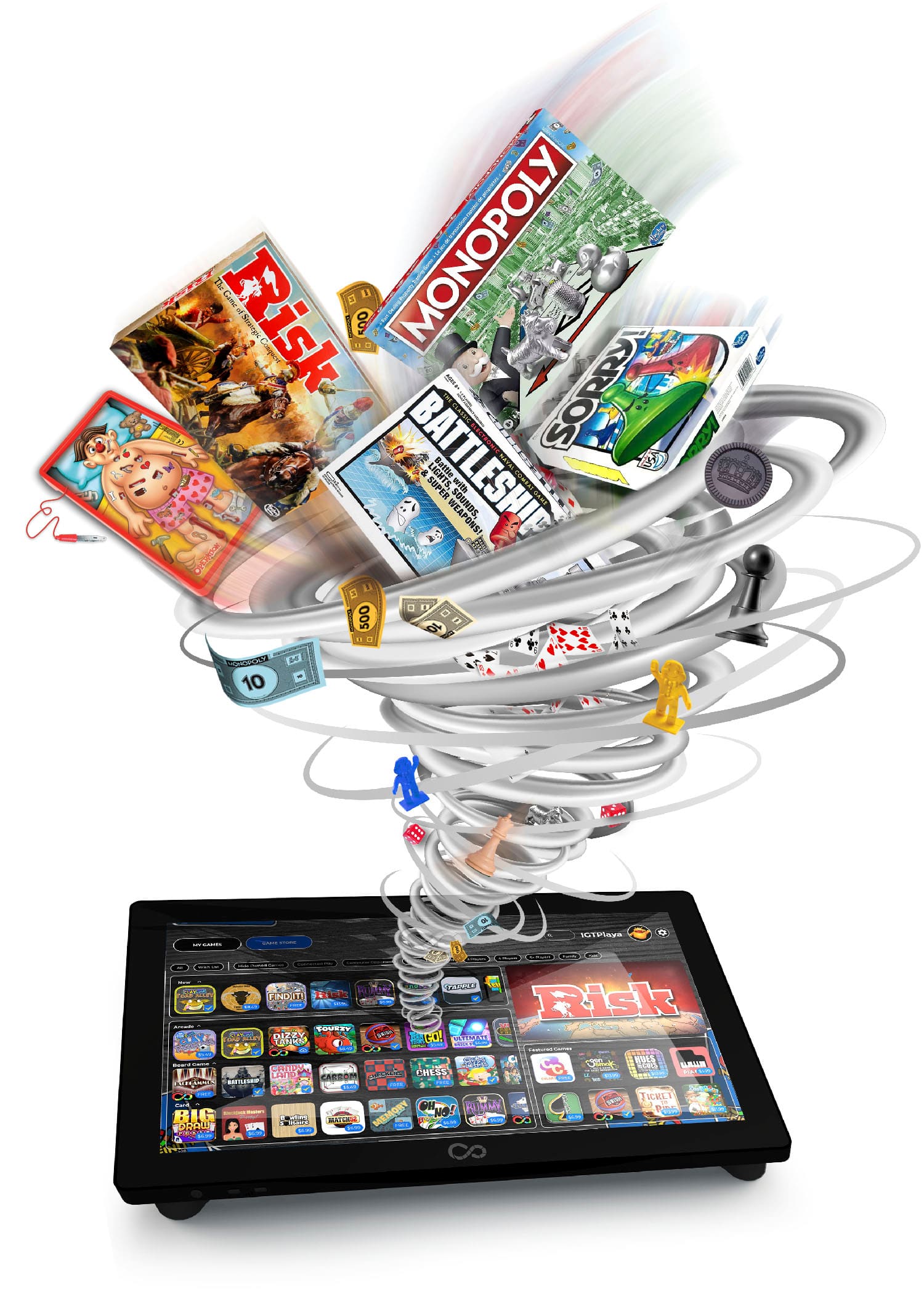 Infinity Game Board - Front_Zoom