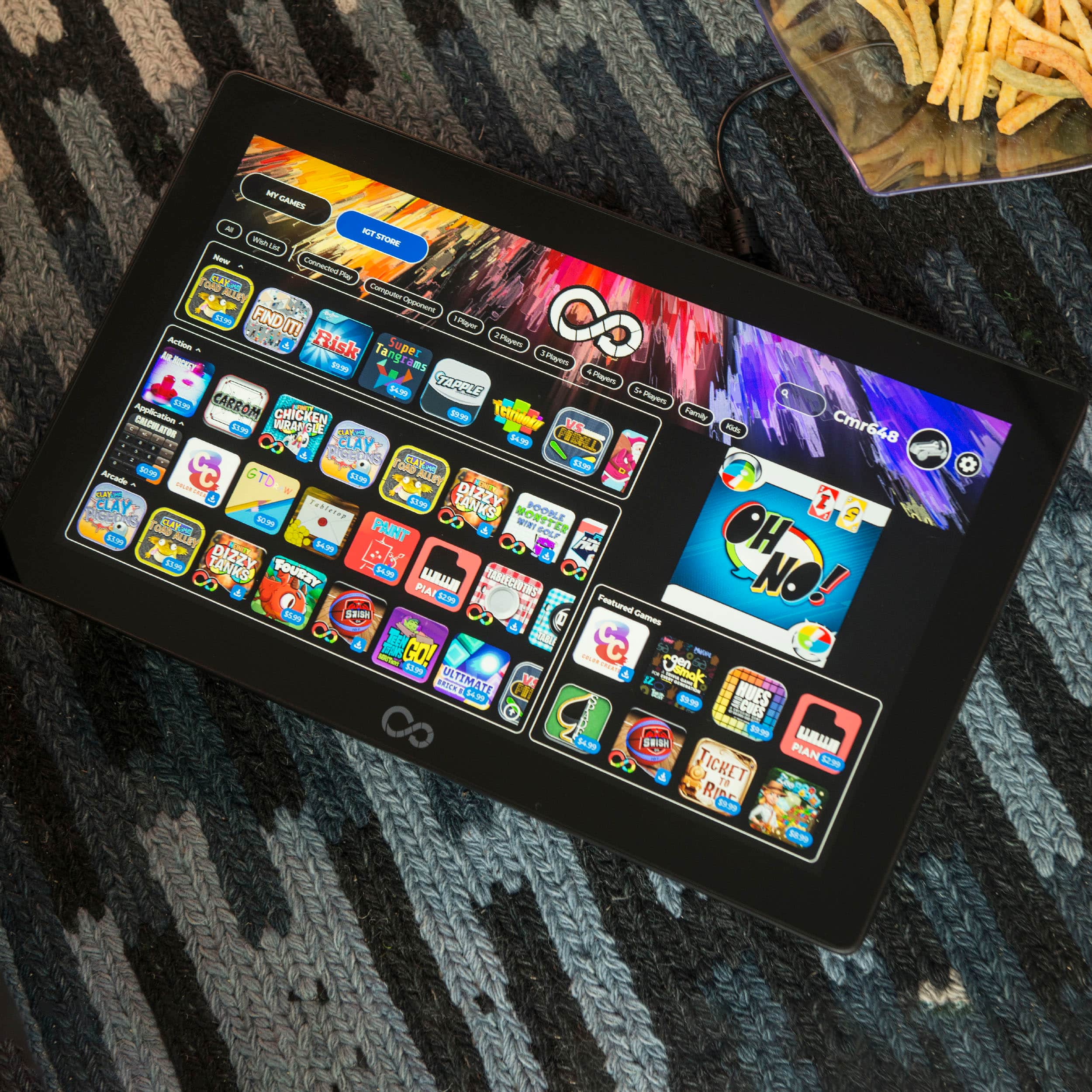 Alt View 14. Arcade1Up - Infinity Game Board - black.