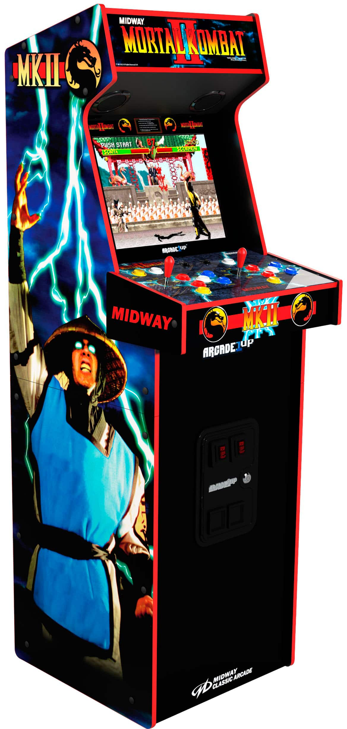 Arcade1Up Mortal Kombat II Deluxe Arcade Game Black MKB-A-303711 - Best Buy