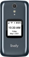 Lively® - Jitterbug Flip2 Cell Phone for Seniors - Gray - Front_Zoom