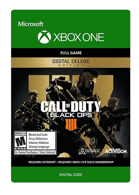 Front Zoom. Call of Duty: Black Ops 4 Deluxe Edition - Xbox One [Digital].
