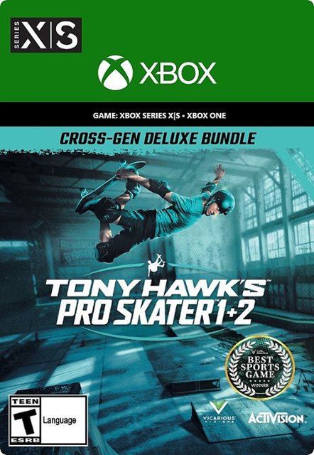 Tony Hawk's Pro Skater 1 + 2 Cross-Gen Deluxe Bundle Edition Xbox One, Xbox  Series X, Xbox Series S [Digital] G3Q-01158 - Best Buy