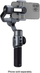 Zhiyun - Smooth 5S 3-Axis Gimbal Stabilizer Standard for Smartphones with detachable tri-pod stand - Gray - Angle_Zoom