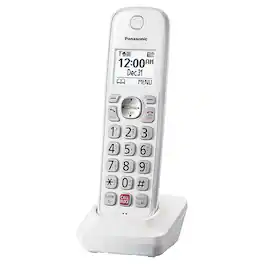 Panasonic - KX-TGDA83W Cordless Expansion Handset for KX-TGD81x and KX-TGD83x Series Cordless Phone Systems - White