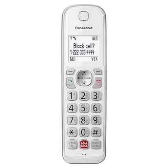 Panasonic KX TGDA83W Cordless Expansion Handset for KX TGD81x and Panasonic KX TGDA83W Cordless Expansion Handset for KX TGD81x and
