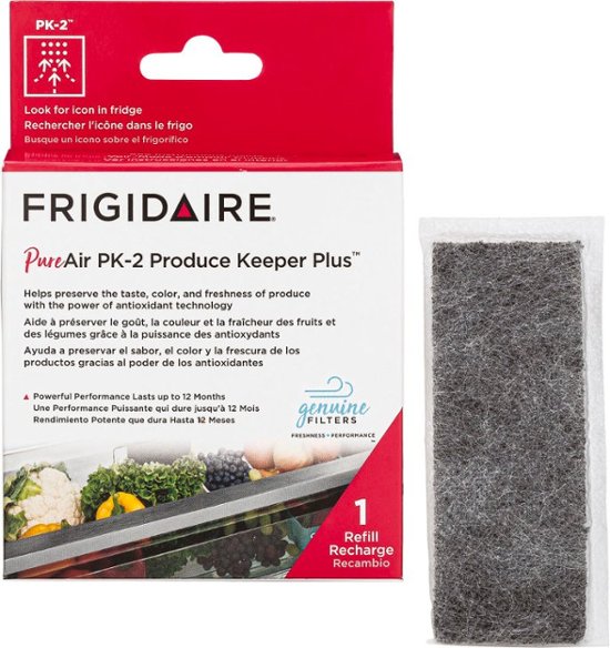 Frigidaire Refrigerators - PureAir Produce Keeper Plus Refill PK-2 Gray -  FRPAPK2RF