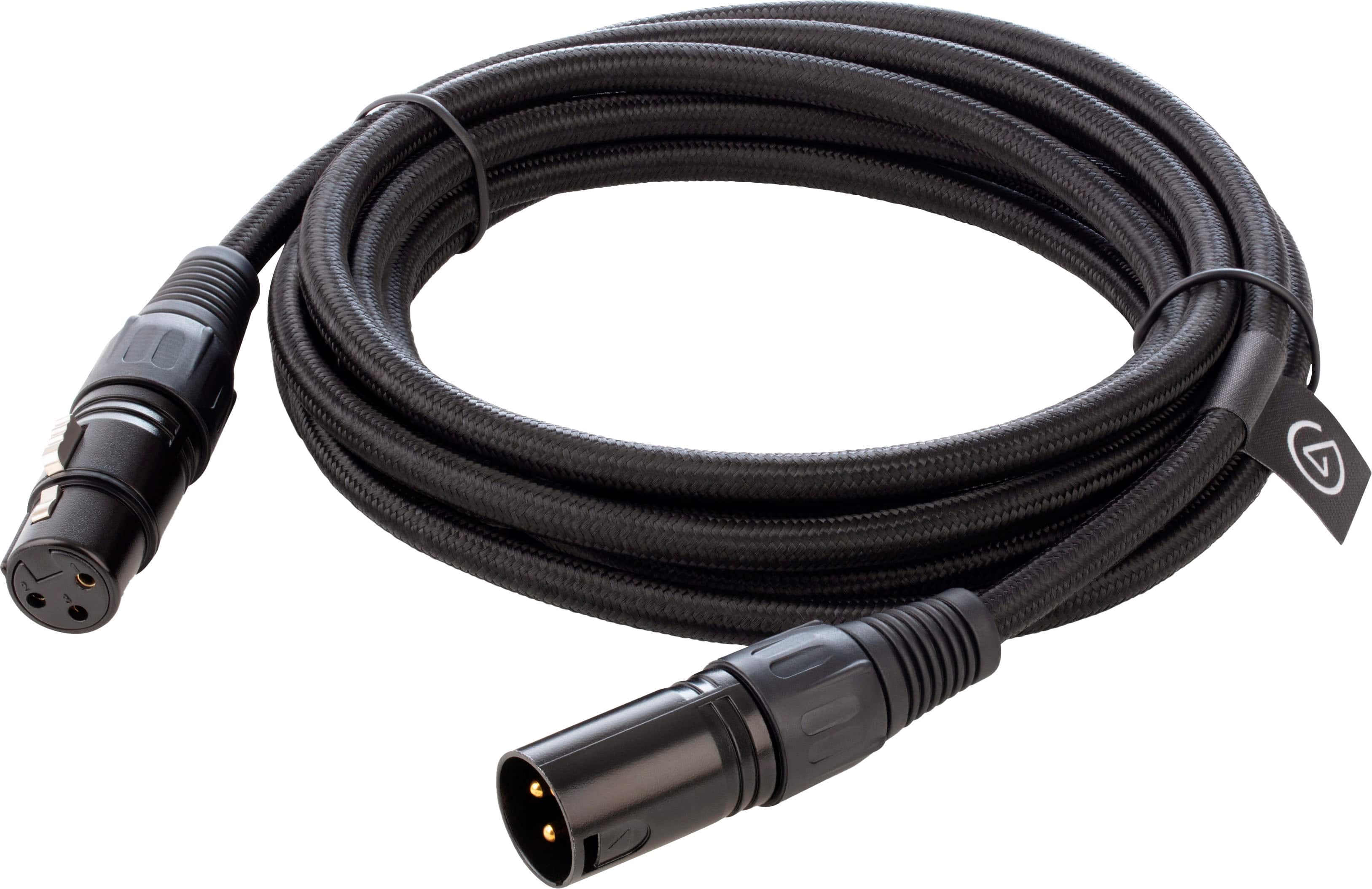 Front. Elgato - 10' XLR Microphone Cable - Black.