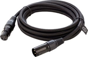 Elgato - 10' XLR Microphone Cable - Black - Front_Zoom