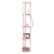 Alt View Zoom 13. Simple Designs - Round Etagere Storage Floor Lamp with 2 USB, 1 Outlet - Light pink.