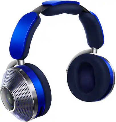 Front. Dyson - Dyson Zone Noise-Cancelling Headphones - Ultra Blue/Prussian Blue.