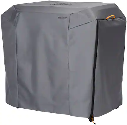 Angle. Traeger Grills - Flatrock Grill Cover - Gray.