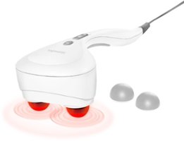 Homedics - Duo Percussion Body Massager with Heat - White - Angle_Zoom