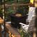 Alt View 14. Alamont Home - Olympia Outdoor 50,000 BTU 28"Square Metal Fire Pit Table with Lid and Lava Rock - Black.