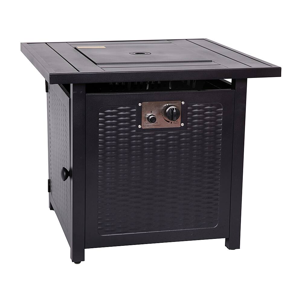 Alamont Home Olympia Outdoor 50,000 BTU 28"Square Metal Fire Pit Table
