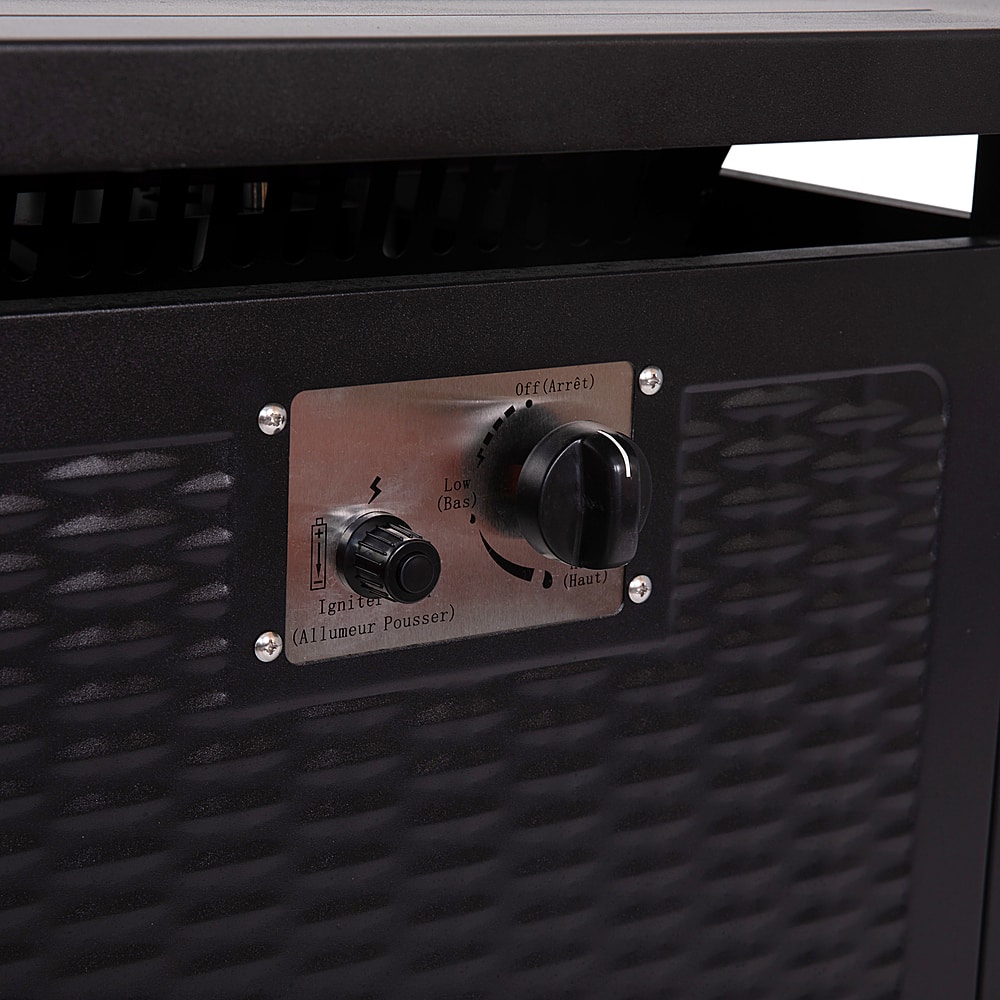 Alamont Home Olympia Outdoor 50,000 BTU 28"Square Metal Fire Pit Table