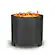 Alt View 20. Alamont Home - Titus Commercial Grade 19.5" Outdoor Smokeless Wood Burning Fire Pit - Black.