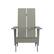 Alt View 11. Alamont Home - Finn Set of 2 Dual Slat Poly Resin Adirondack Rocking Chairs-22" Round Fire Pit - Gray.