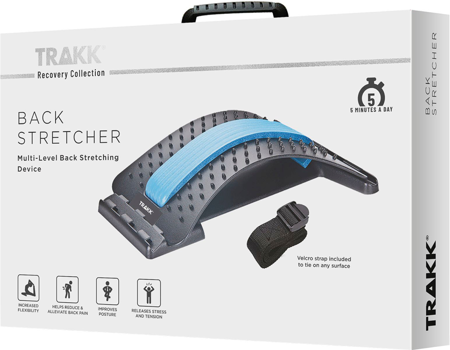 TRAKK Multi Level Back Stretching Device Black/Blue TR-BS01-BBU - Best Buy
