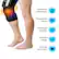 Alt View 11. TRAKK - Heating Massaging Knee & Shoulder Brace and Wrap - Black.